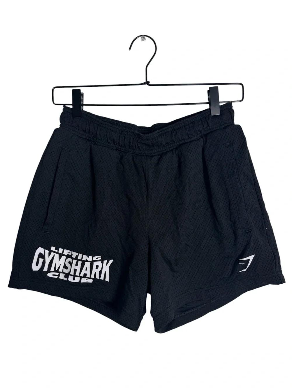 Gymshark Lifting Club Black Mesh 5” Athletic Shorts
